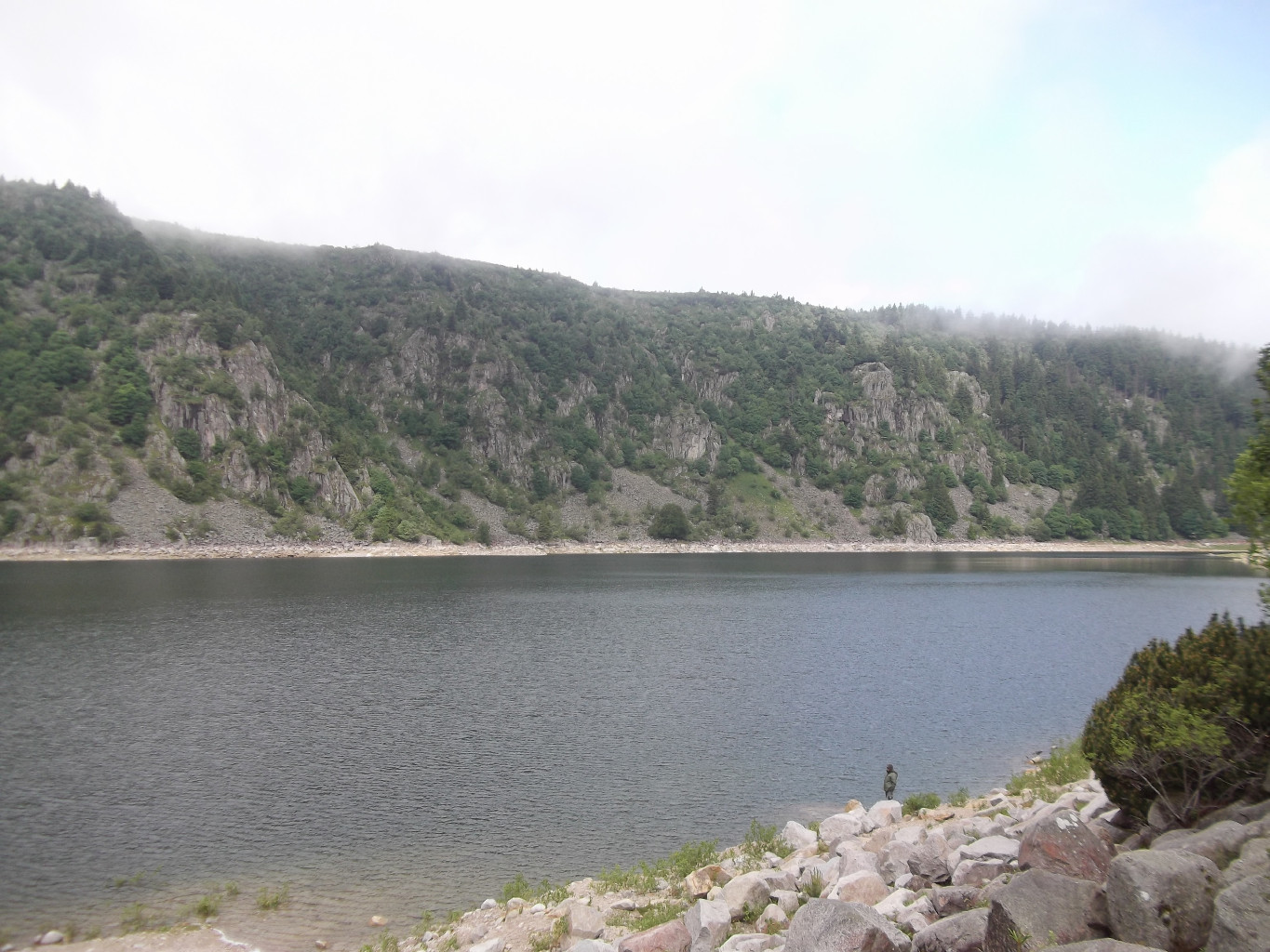 Lac Blanc depuis la digue