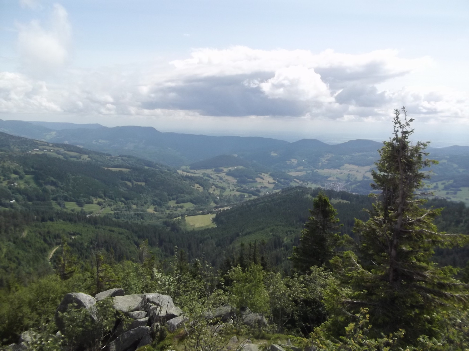Vallée d'Orbey depuis l'Observatoire Belmont