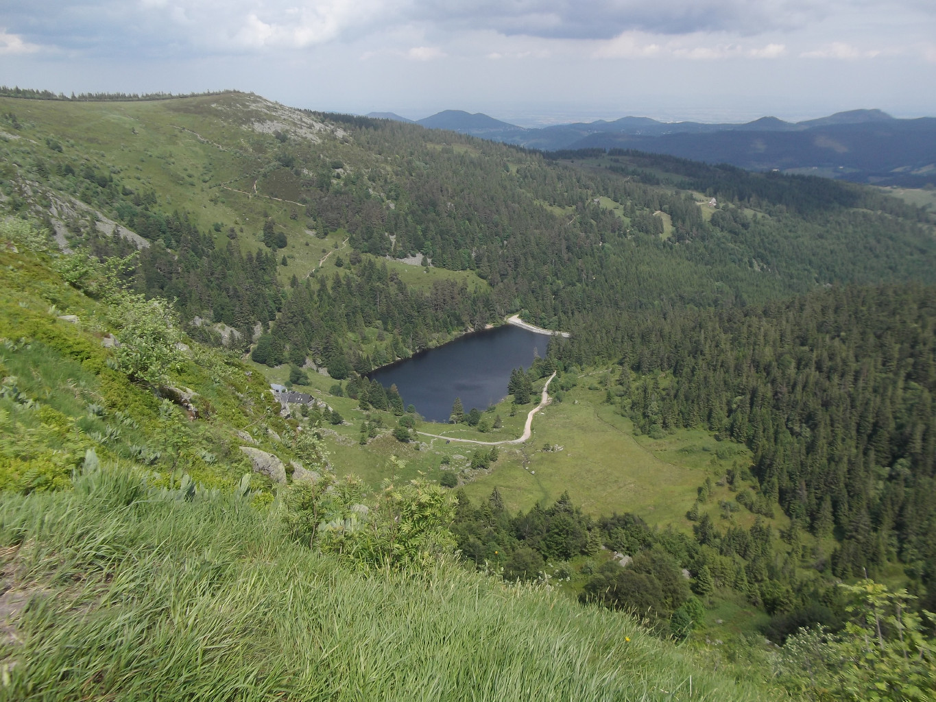 Lac des Truites depuis le GR5
