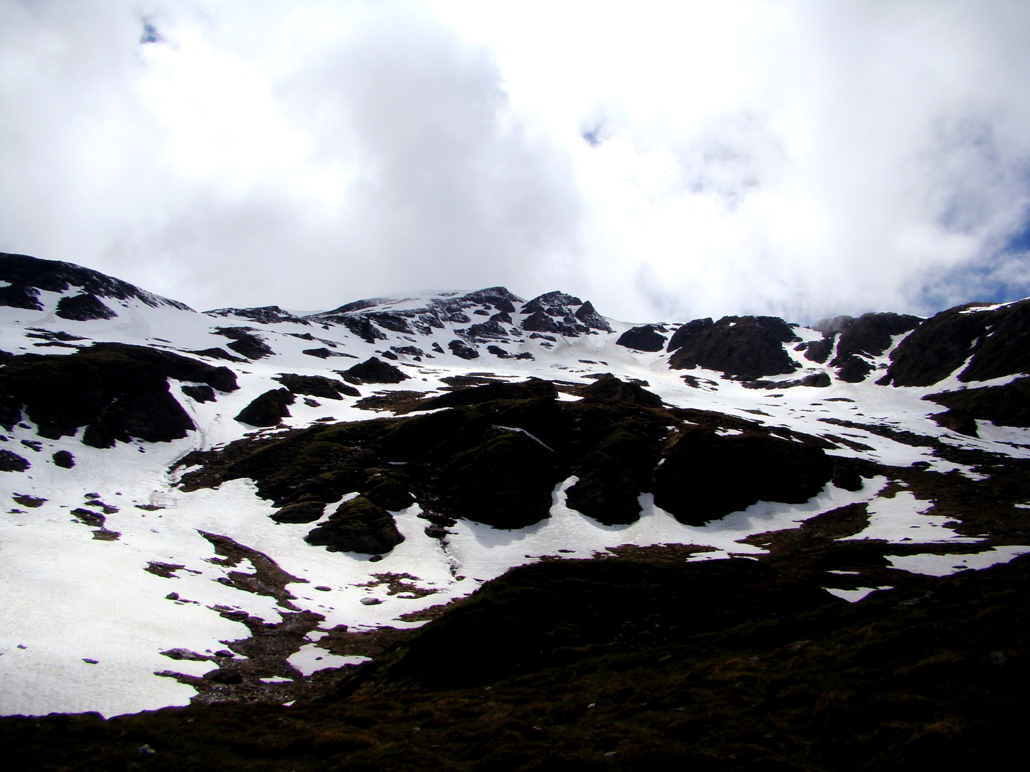 Beaucoup de neige sur la palanche