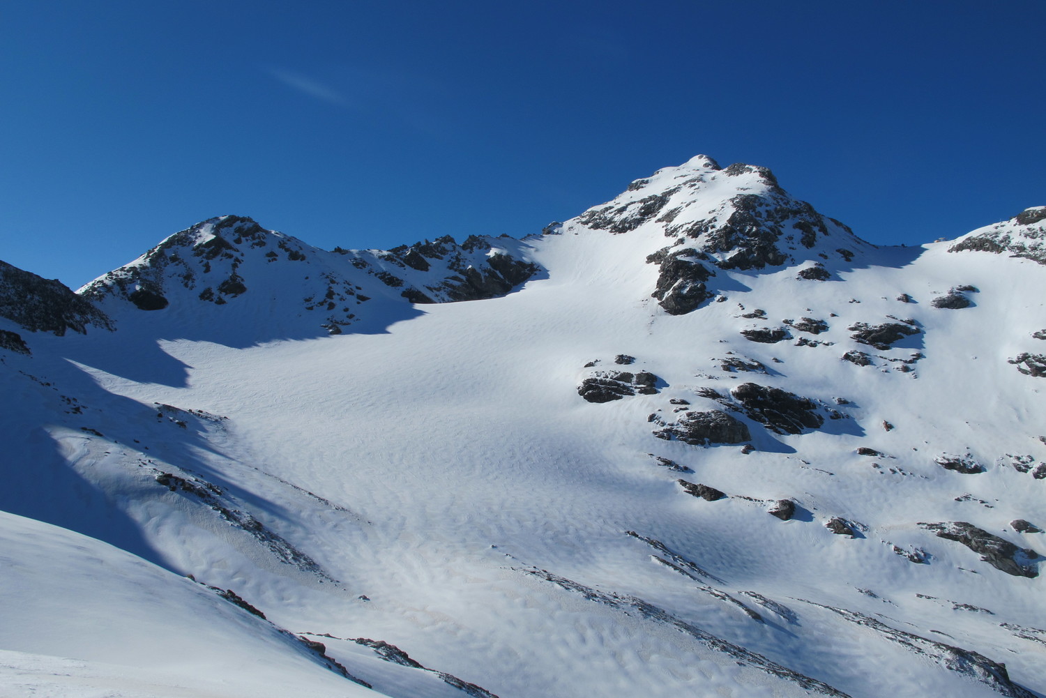 Arrivée au col du Bouchet