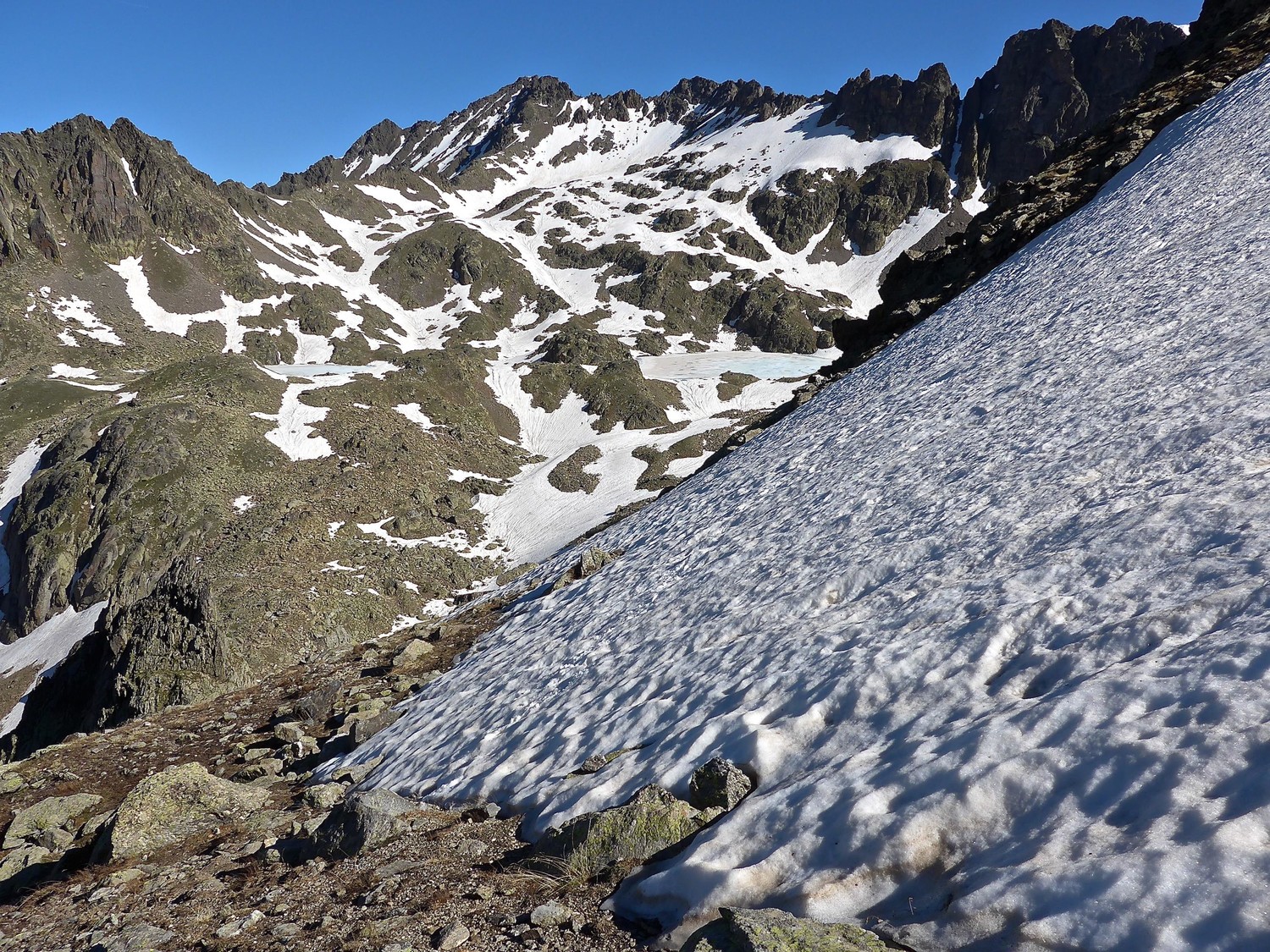 Autre vue sur la Brèche de Borgonio.