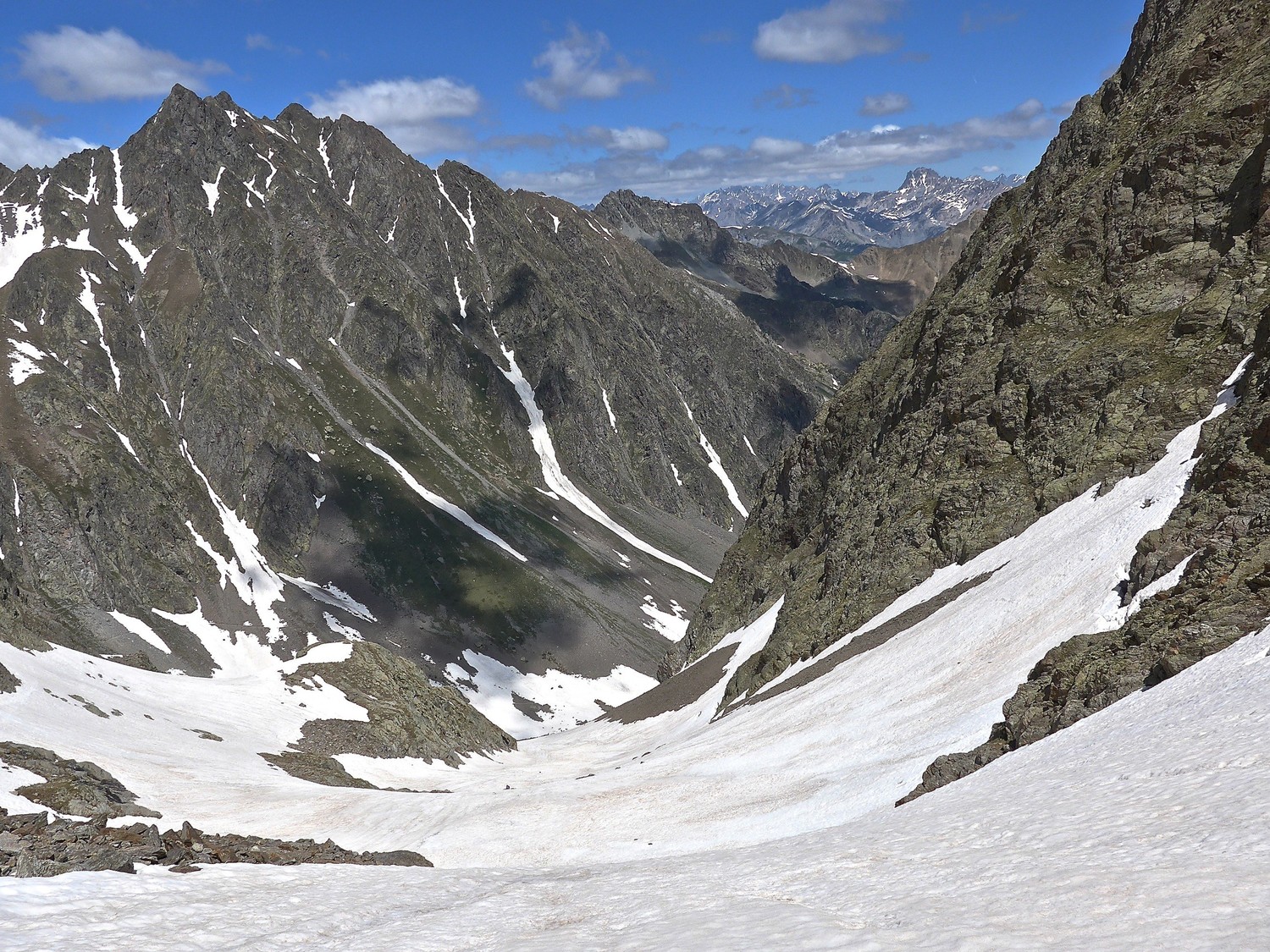 Vallon de descente.