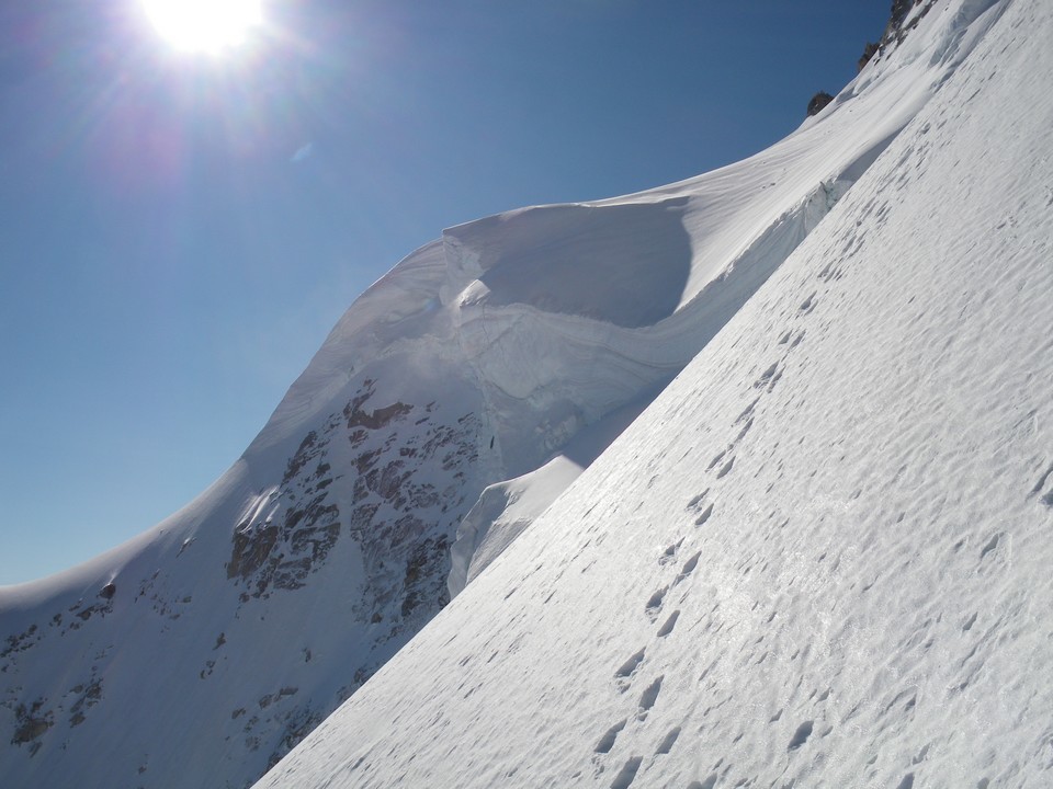 Vue sur les séracs