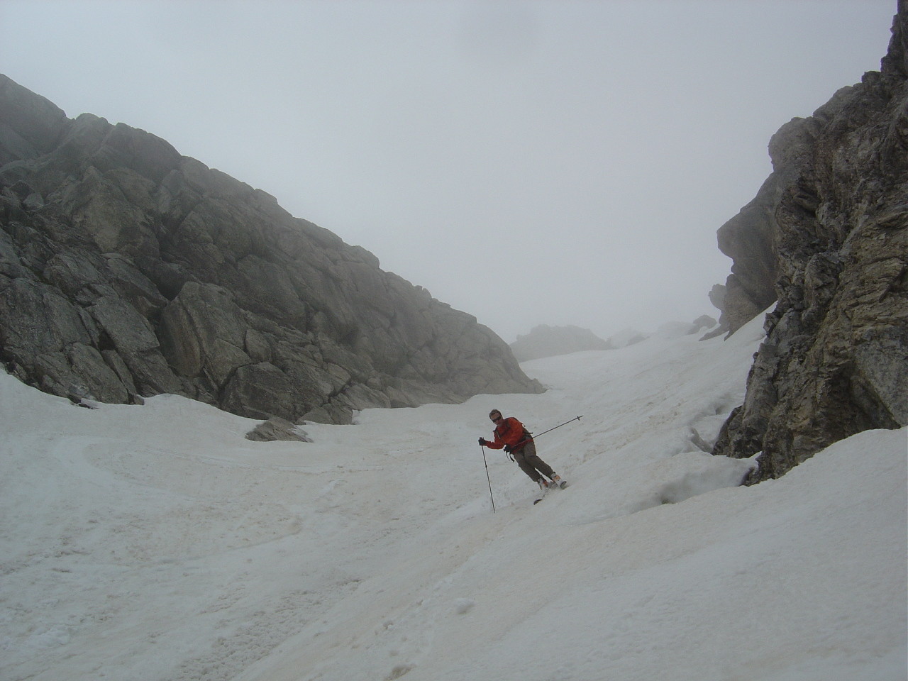 Jérôme dans le haut du couloir