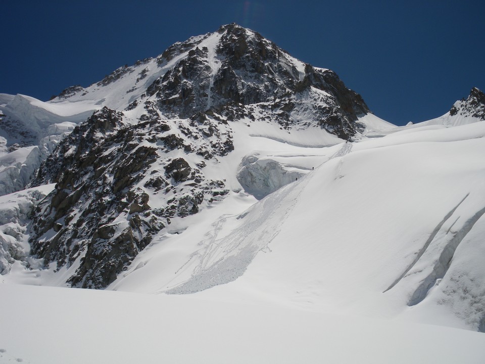Une coulée que j'ai déclenché à la descente.