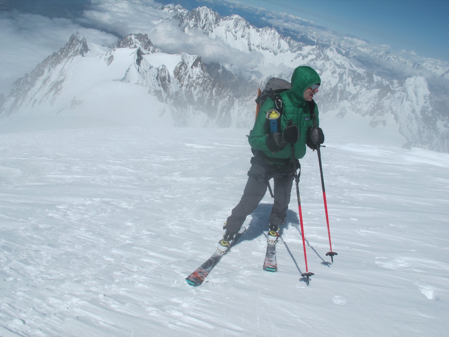 Laurent au sommet