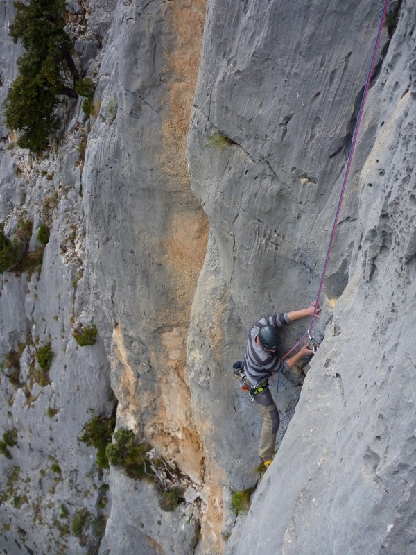Stage escalade grande voie au Verdon