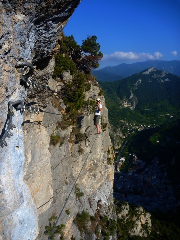 Stage via-ferrata