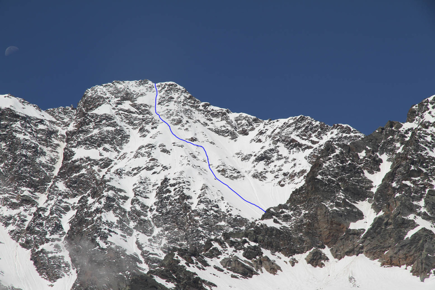 Le haut de l'itinéraire