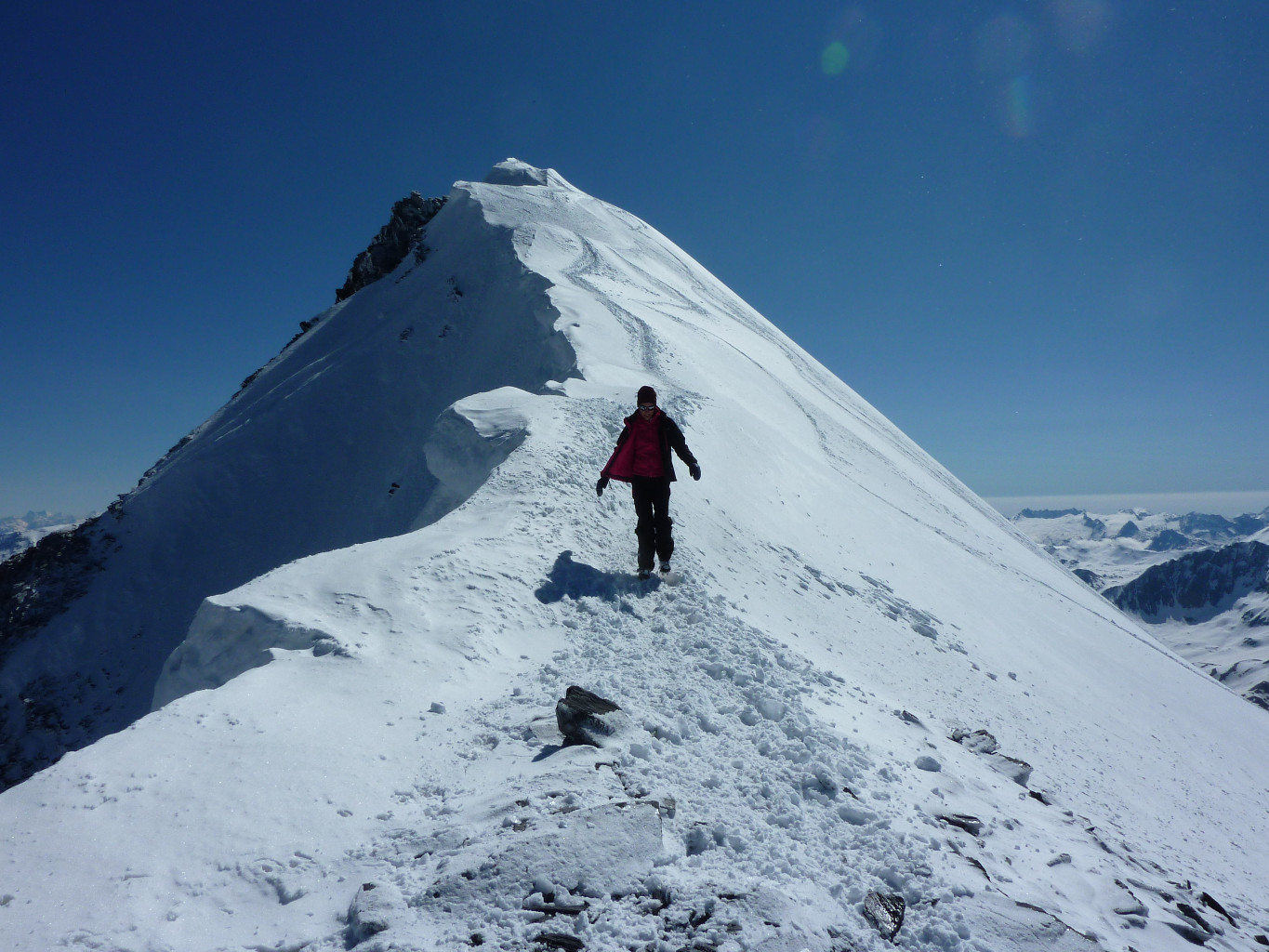 descente du sommet