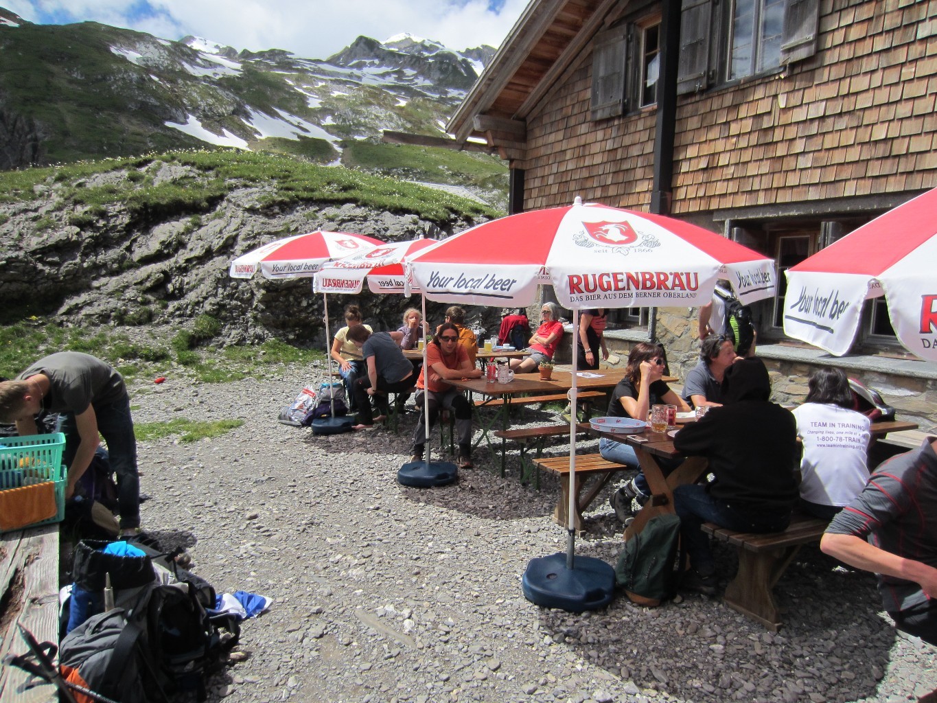 C'est l'heure de la binche à la Geltenhütte