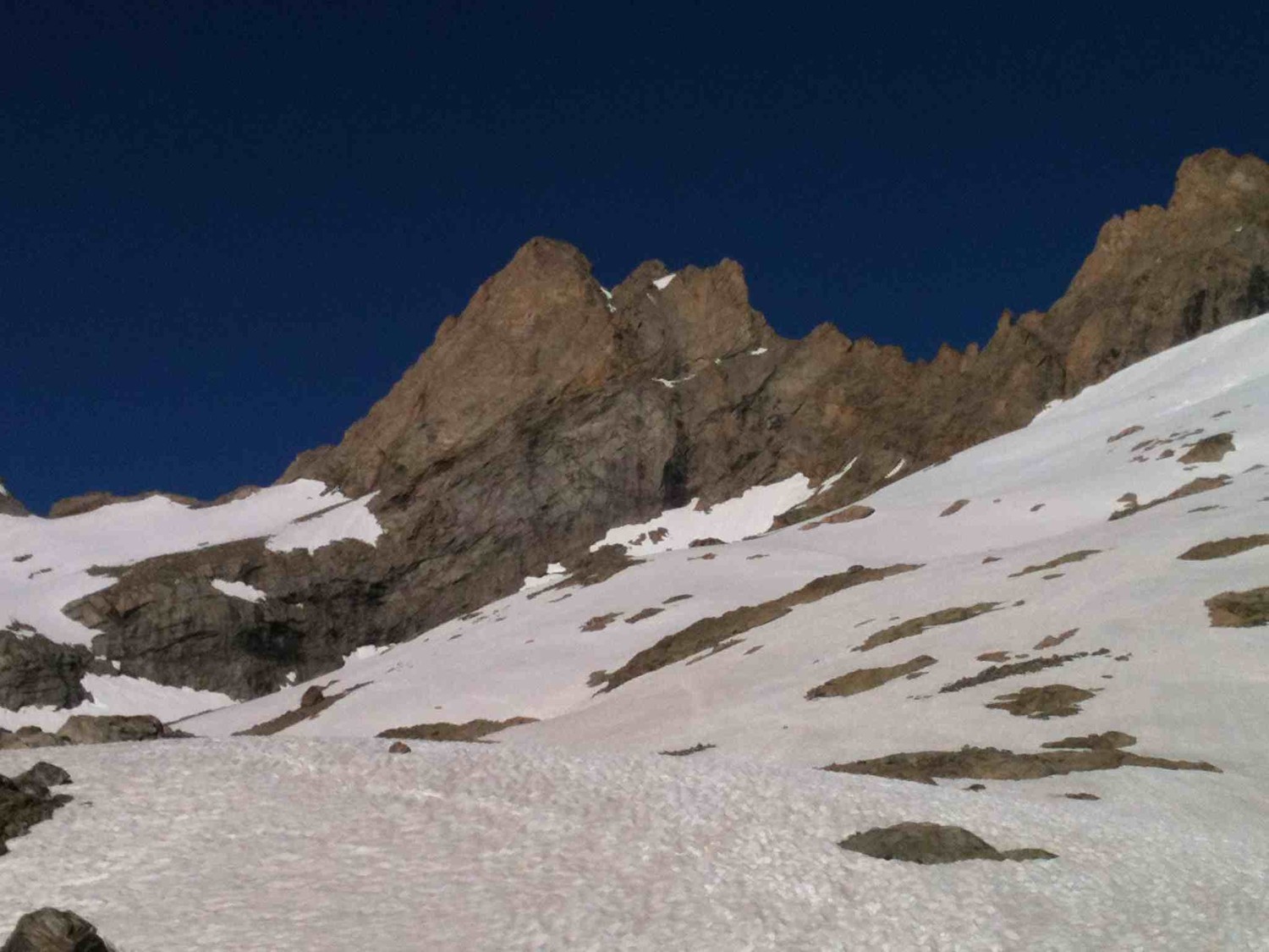 Pic N vu depuis le Pavé