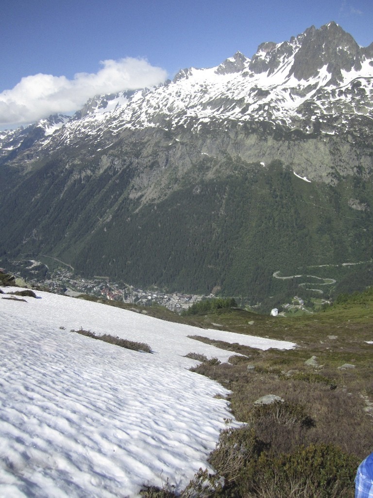 Le grand névé de la combe