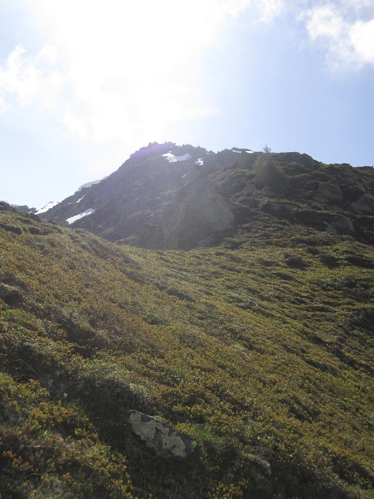 Sommet depuis le petit col