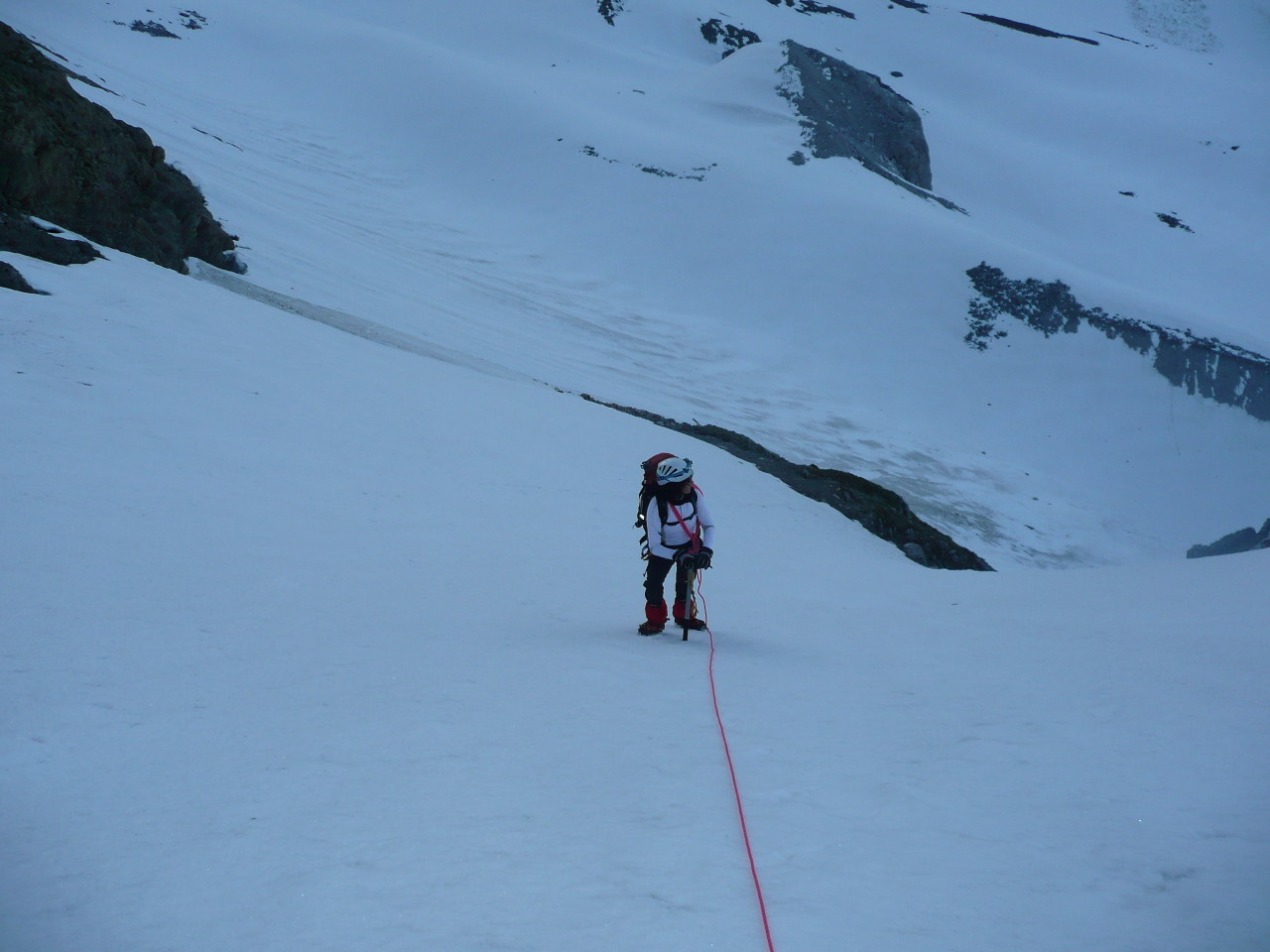montée vers le col des Schistes