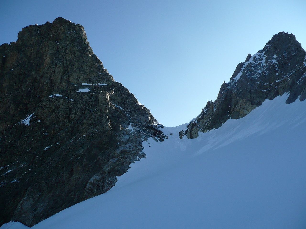 le col entre les 2 Glières
