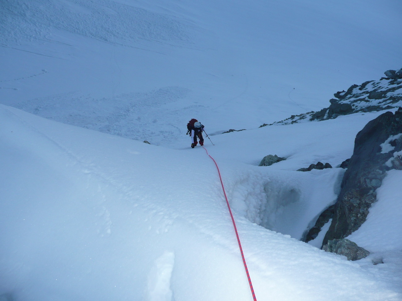 les derniers mètres du col