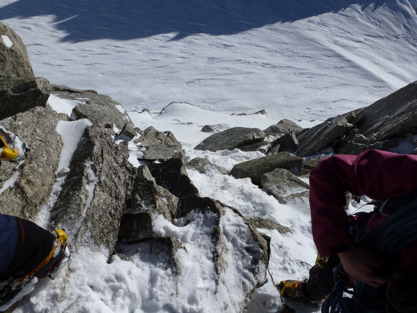 Haut du couloir d'accès