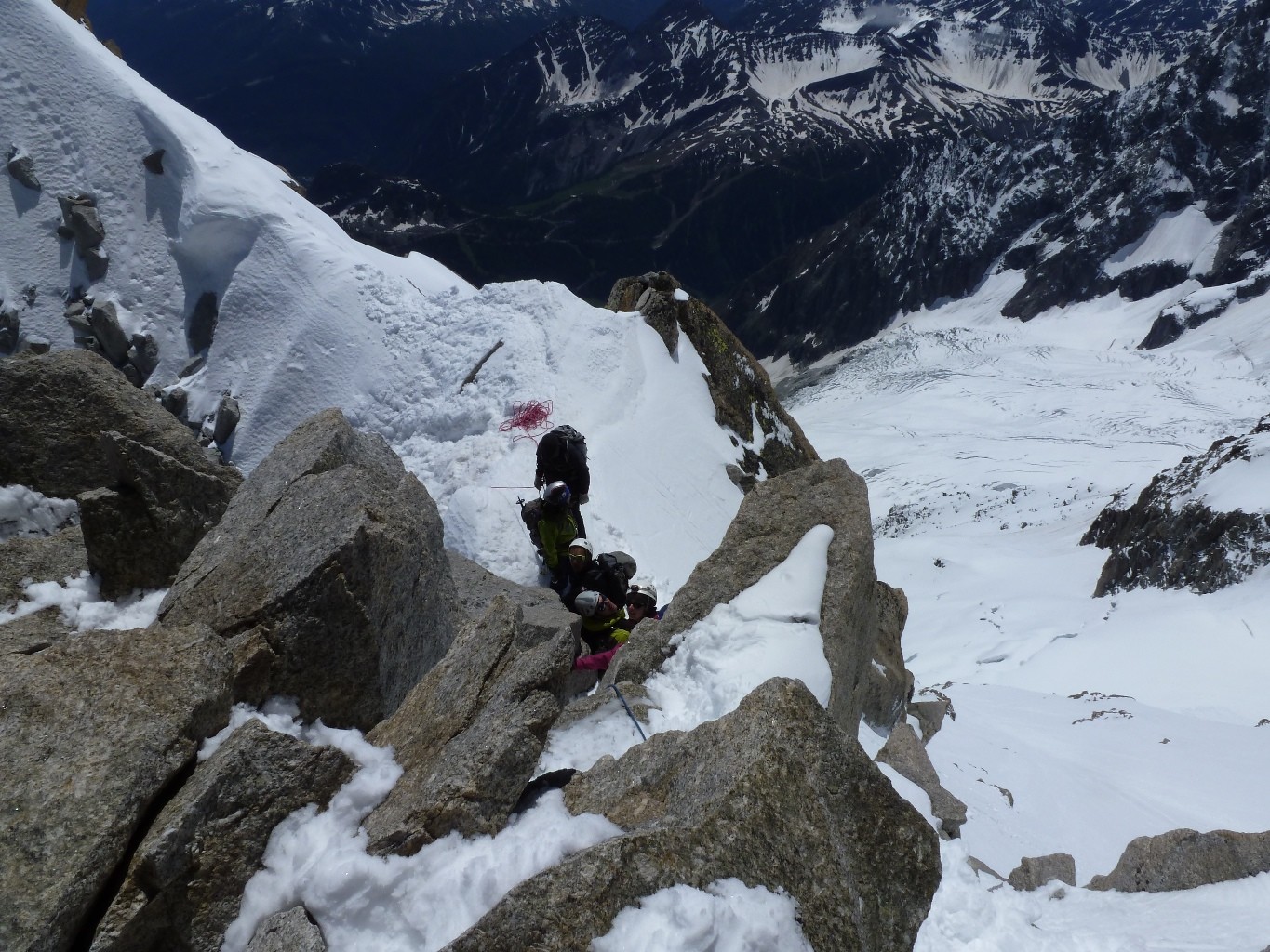 Col du couloir de descente