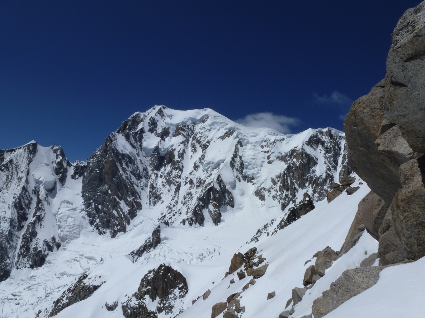 envers du mont blanc