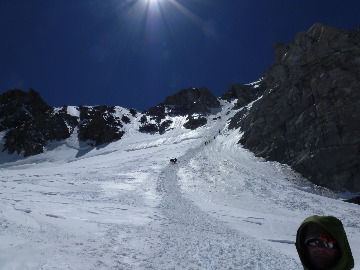 couloir de descente
