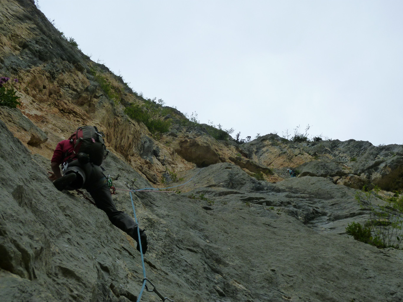 L3 en 6b environ 40 m