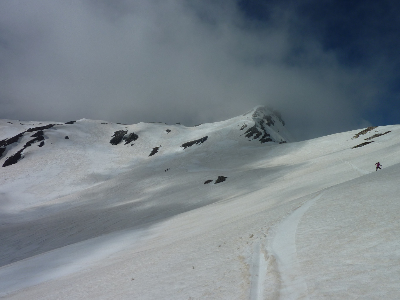 Début de la descente