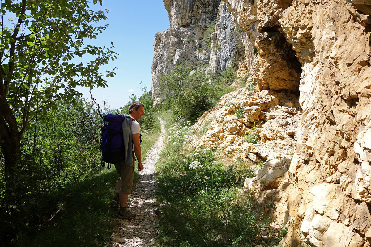 Retour par le très beau sentier du pas de l'Allier
