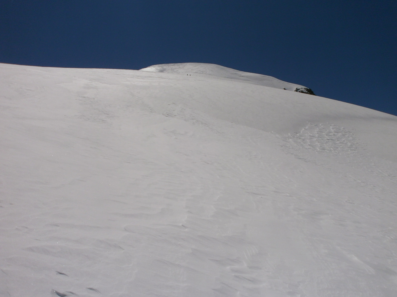 la cima si avvicina