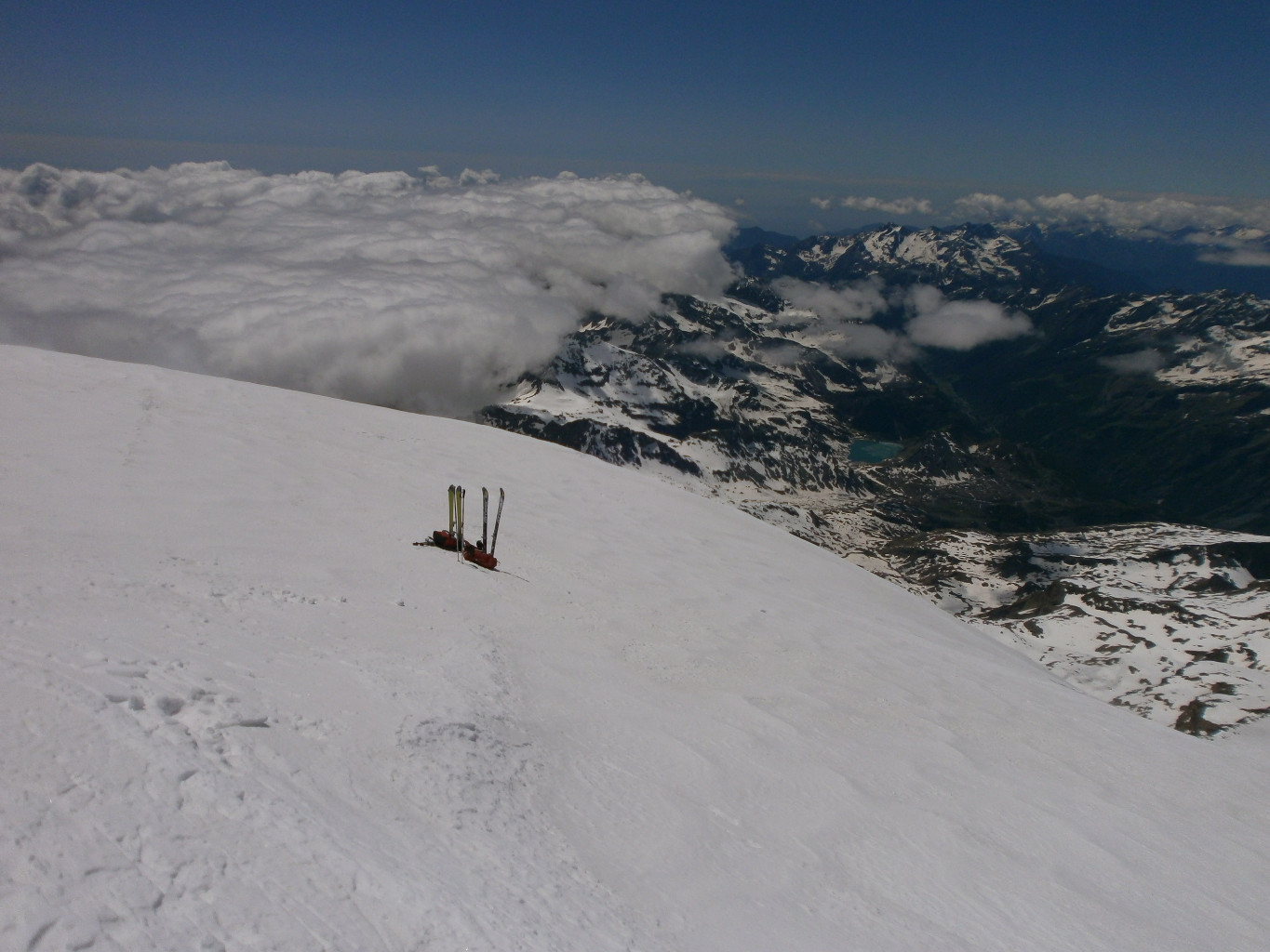 dalla cima della Vincent