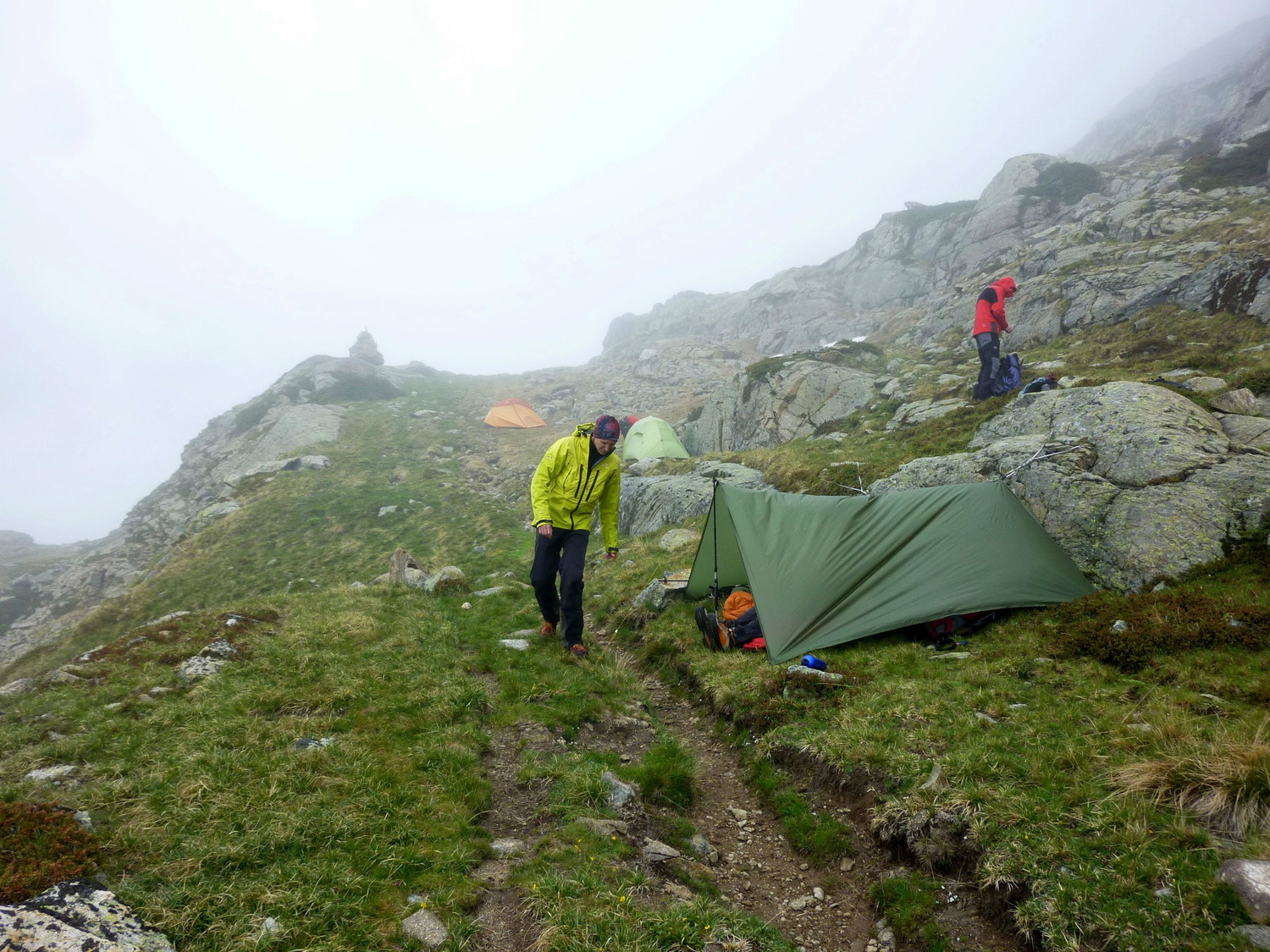Bivouac à 2350m