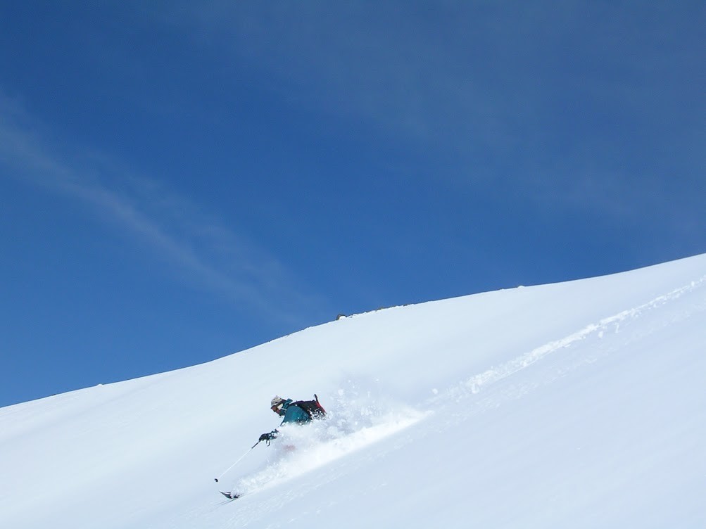 Après le couloir W du Petit Vélan