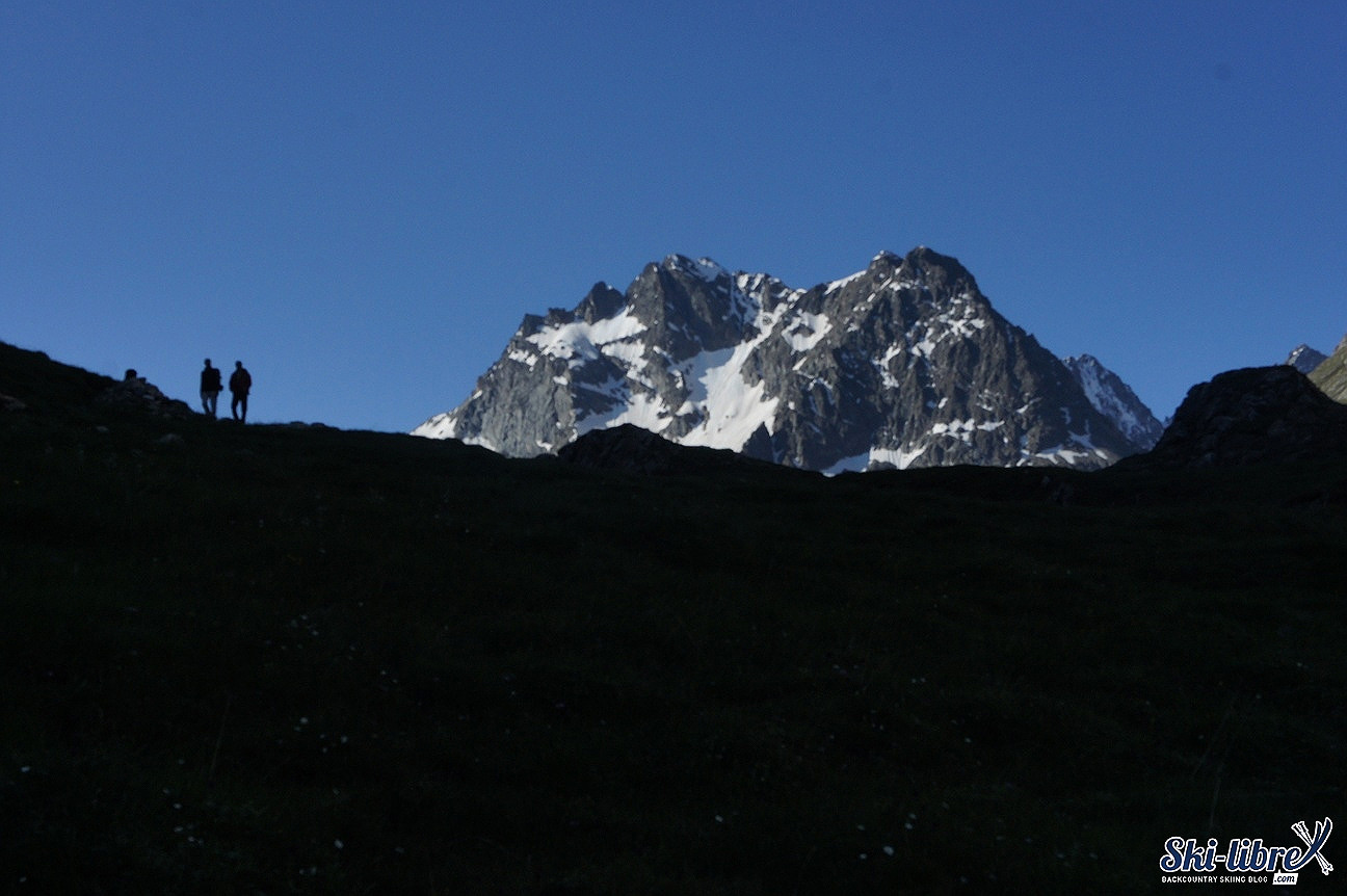 Descente depuis l'Alpe Villar d'Arene