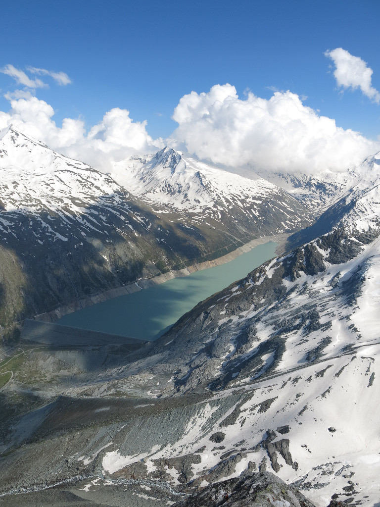Lac de Mattmark déjà bien plein