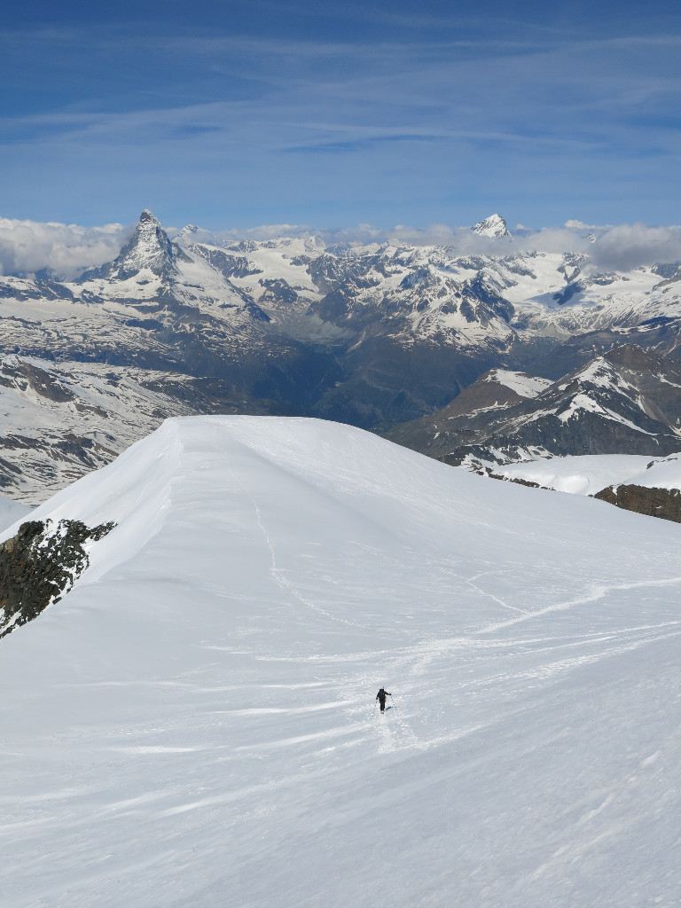 Du Strahlhorn, vue sur Zermatt