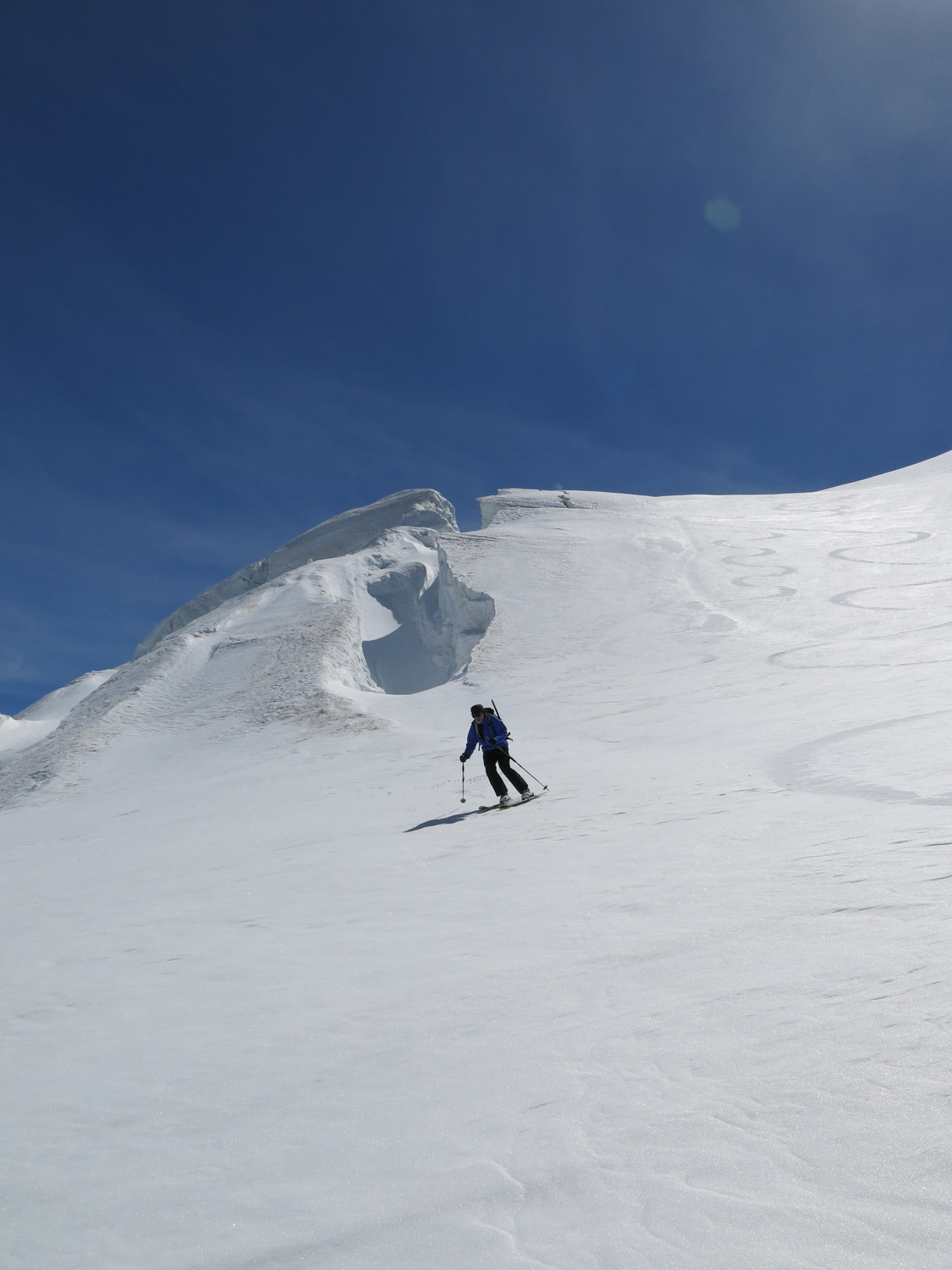 La combe NW du Strahlhorn