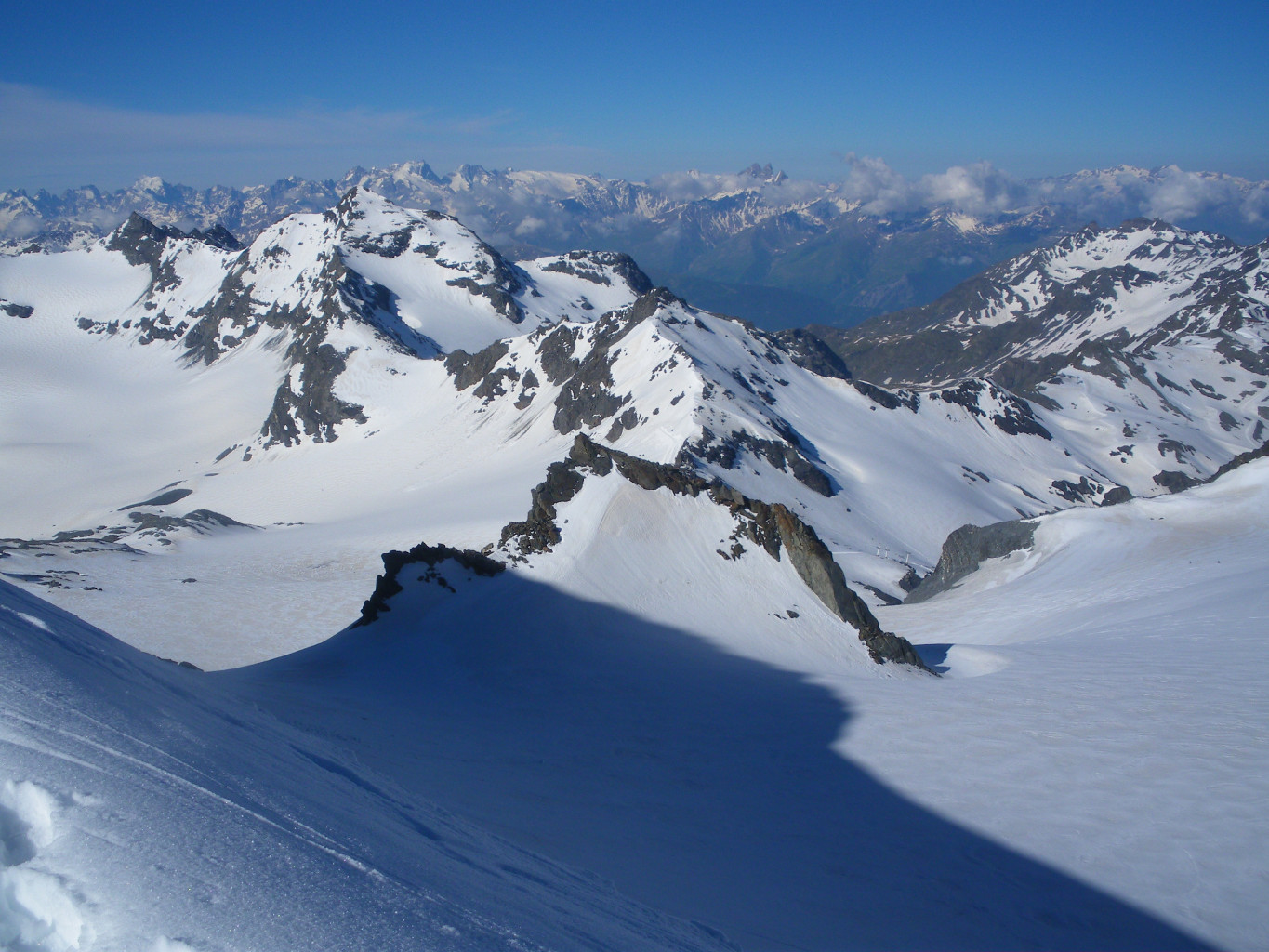 Depius le Col de gébroulaz.