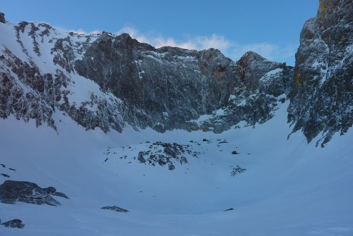 Face Nord du Barbet en hiver