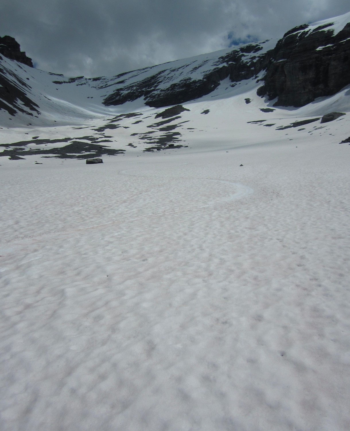 Vers 2400m, dans la combe du Rindersattel