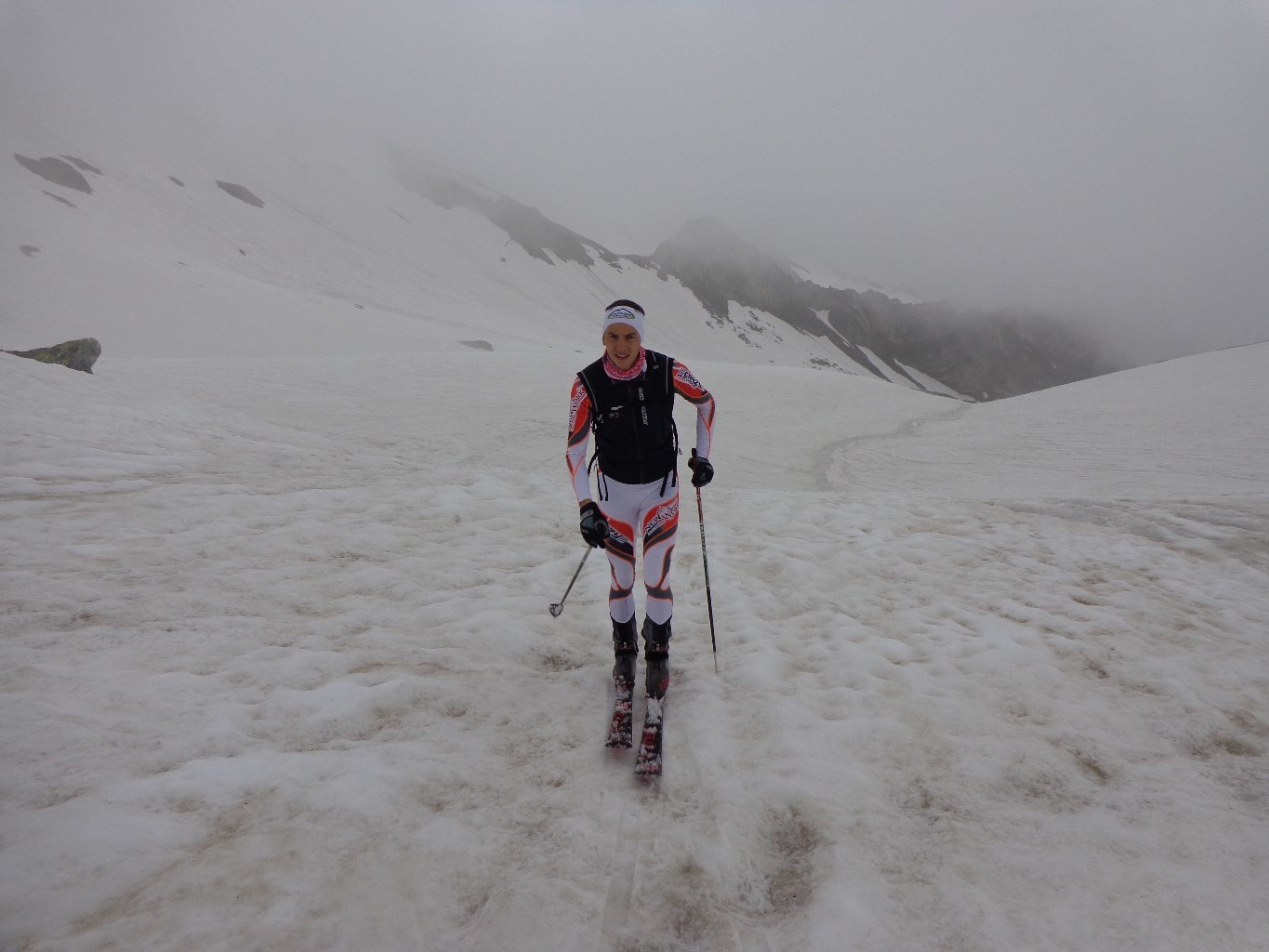 Mt Fourchon, enneigement conséquent pour un 3 juillet