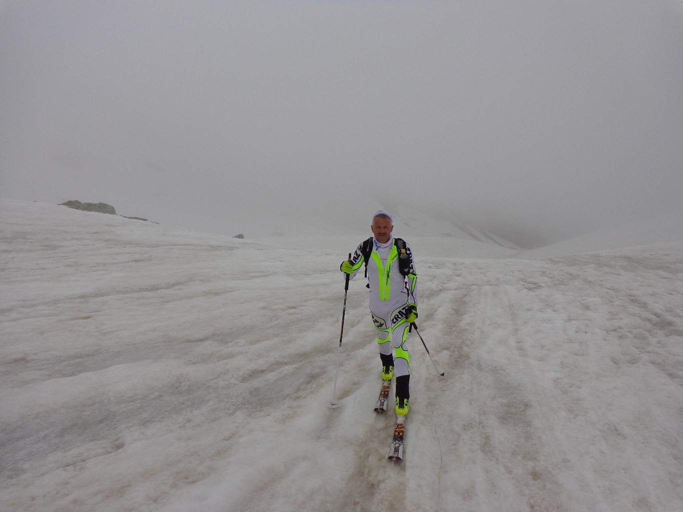 Mt Fourchon, enneigement conséquent pour un 3 juillet