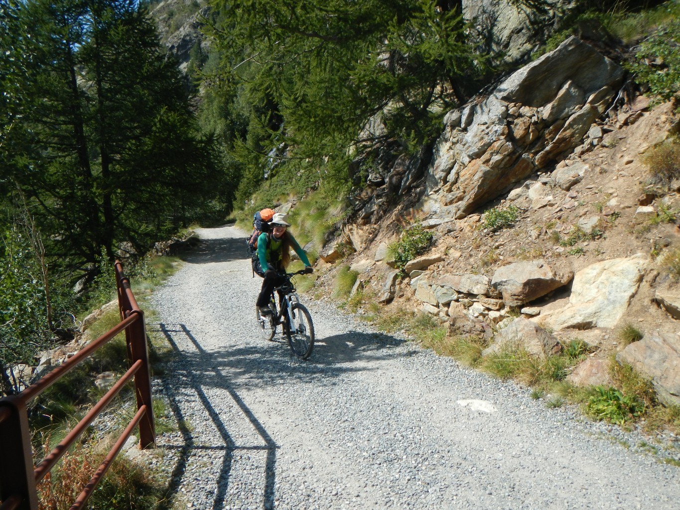 approche en VTT...