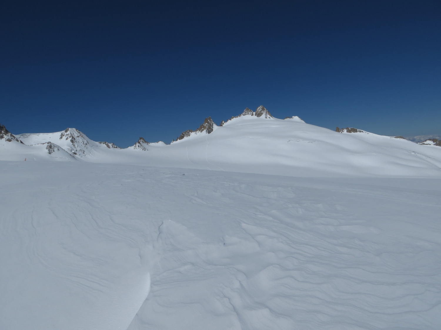 Plateau du Trient, Aiguille du Tour au loin