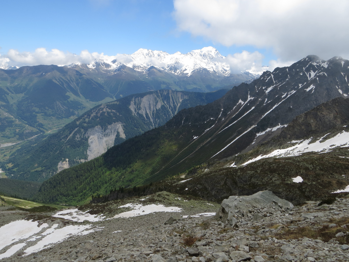 Grand Combin au loin
