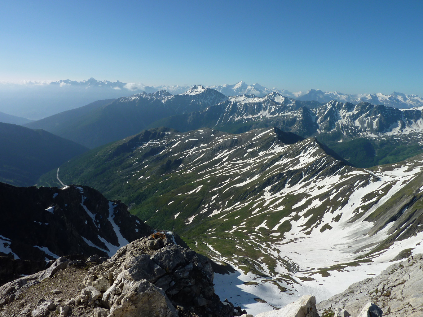 Vue sur l'Italie