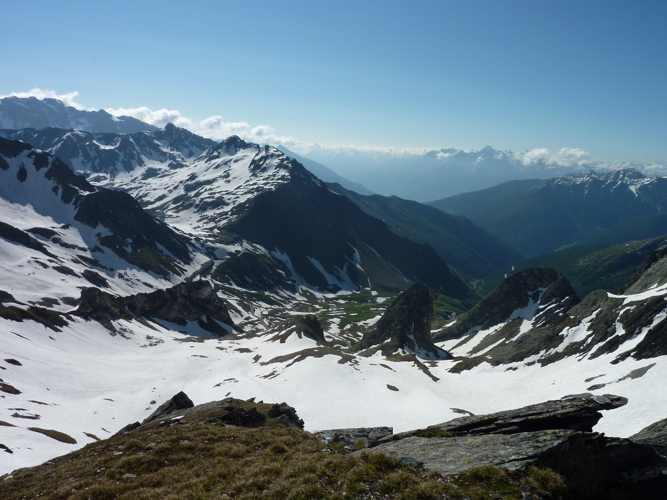Depuis le point 2823, vue en direction de Montagna Baus