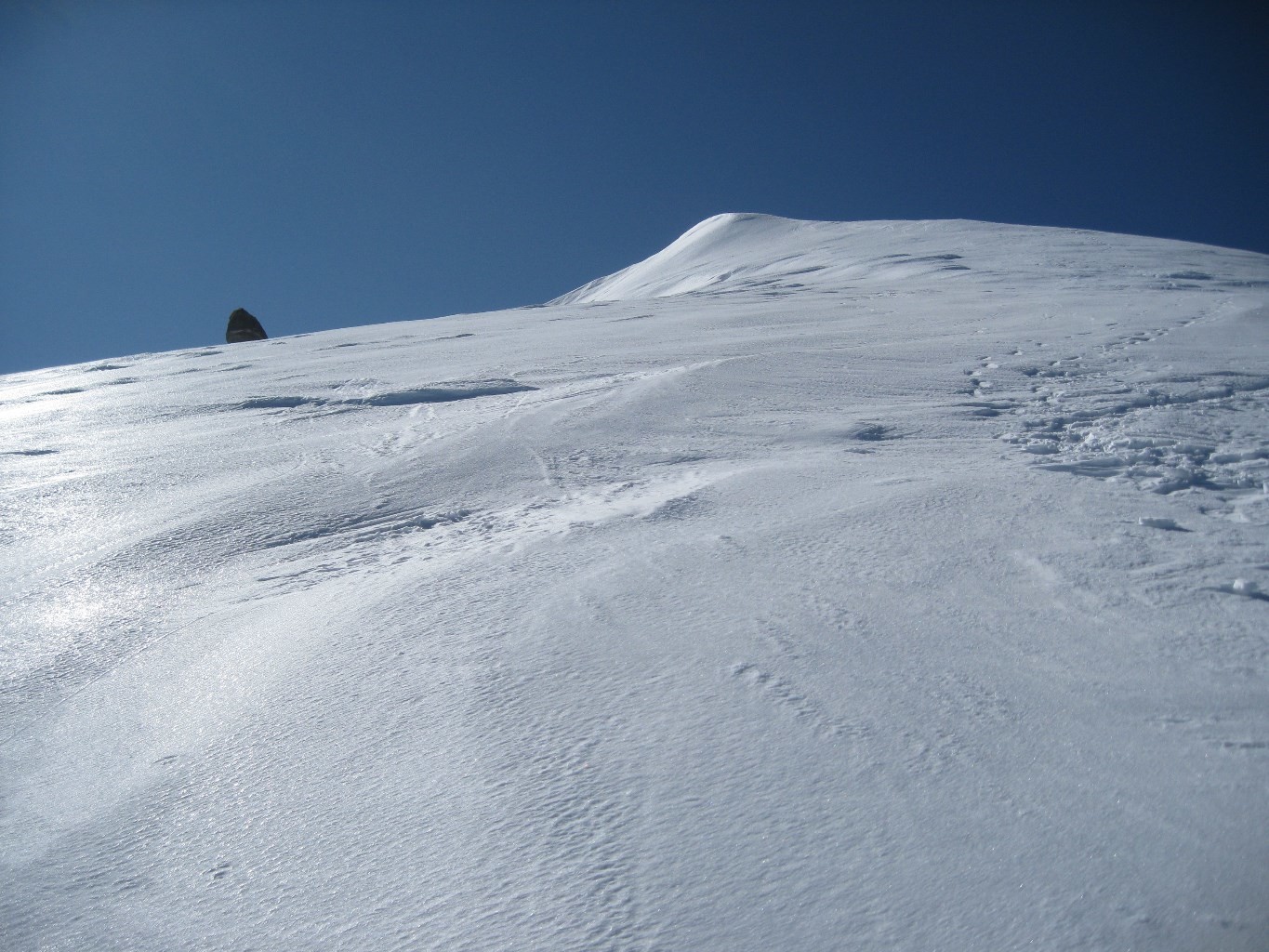 Fletschhorn, pendio finale
