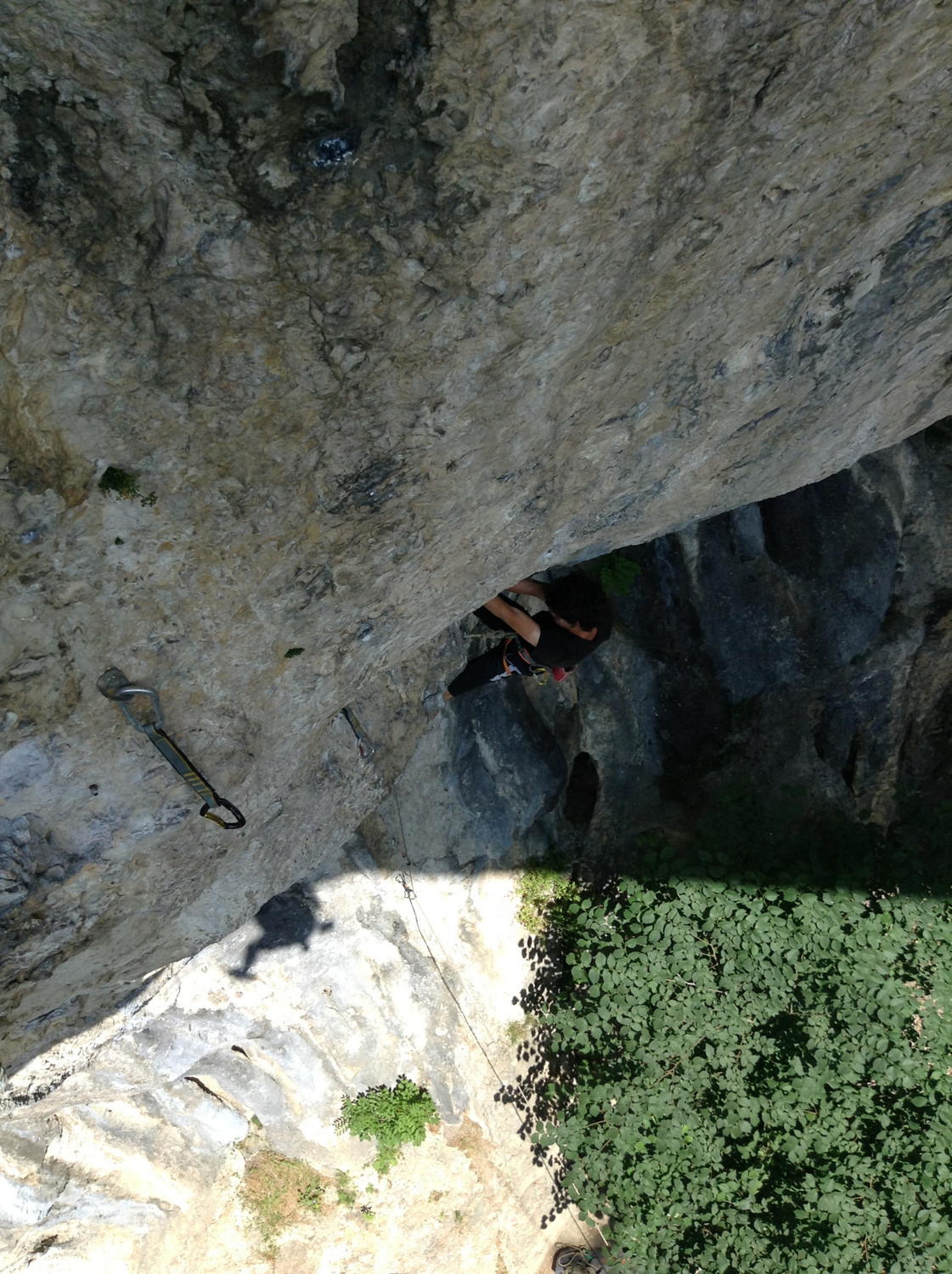 Antoine dans "Plus dure sera la chute" 8a+