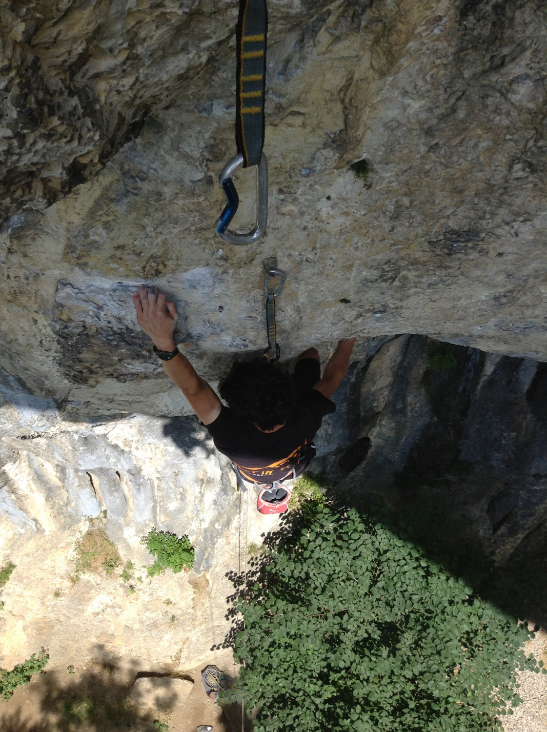 Antoine dans "Plus dure sera la chute" 8a+